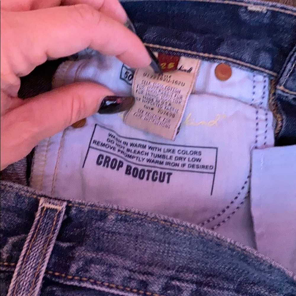 7 For All Mankind - Crop Bootcut - Rabbit Fur - 25 - Picture 4 of 4